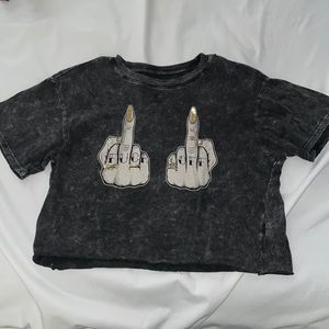 NOT AVAILABLE F OFF crop top